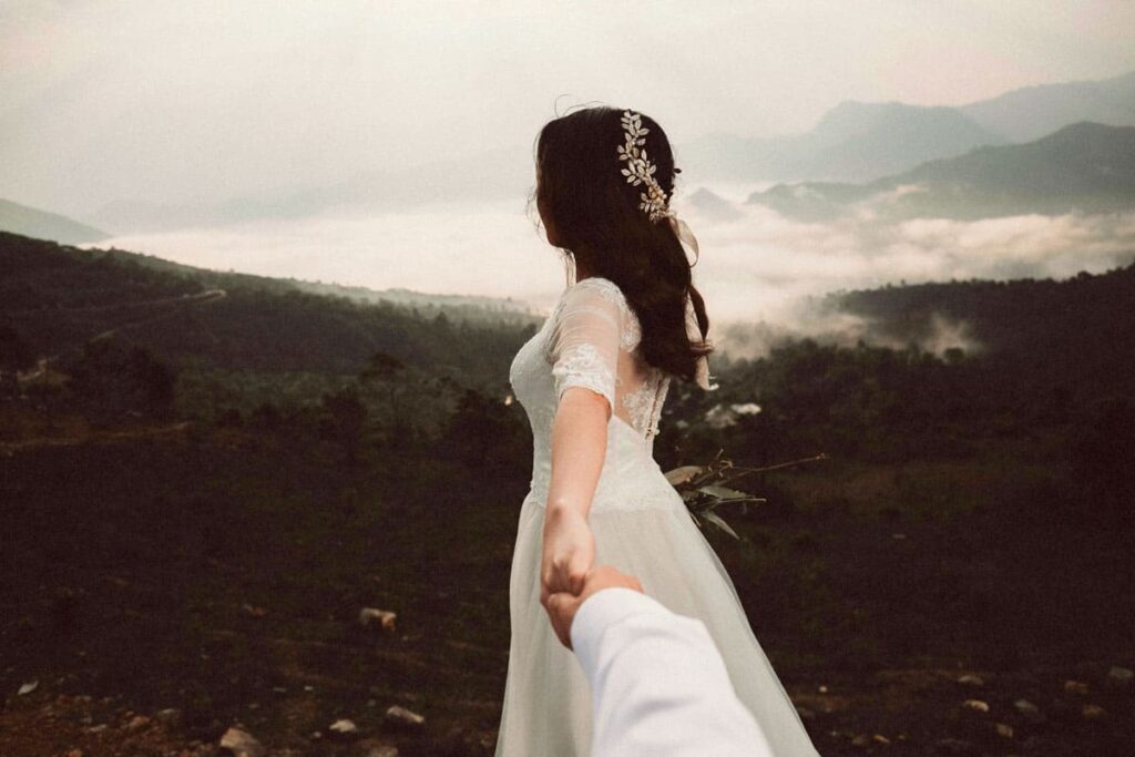 Fotografía novios en el Pululahua - Quito